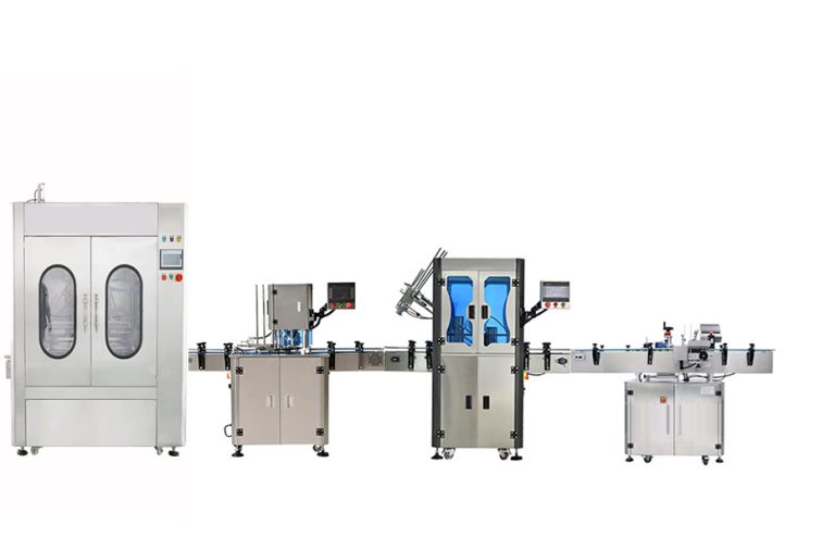 Fully auto chili sauce can packaging production line