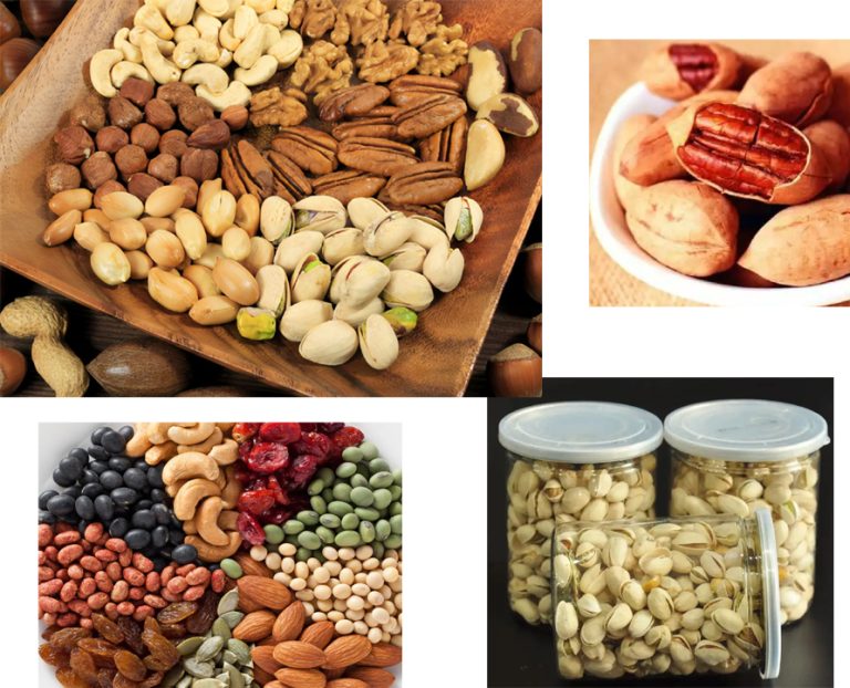 Mix nuts filling sealing capping labeling packaging line