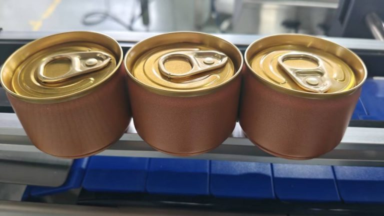 Tea small tin container closing machine