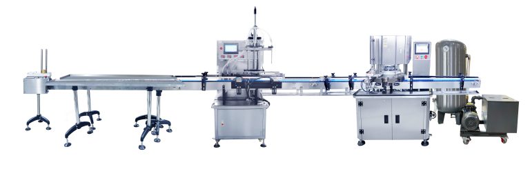 Automatic linear paste liquid filler production line